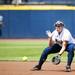 Michigan senior Ashley Lane catches a grounder and throws to first in the game against Louisiana-Lafayette on Saturday, May 25. Daniel Brenner I AnnArbor.com